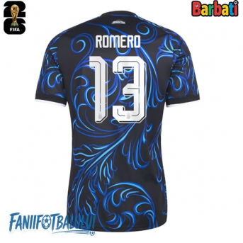 Argentina Cristian Romero #13 Tricou Fotbal Replică Mondial 2026 Barbati Deplasare